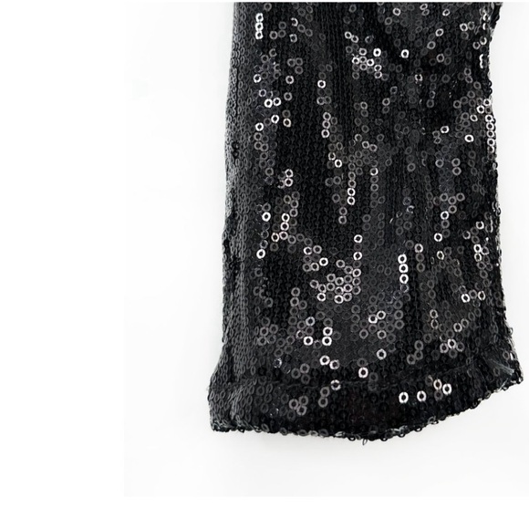 ‼️WOW‼️🤩Wildfox Raquel Black Mid Rise Sequin Skinny Pants‼️‼️‼️ - Picture 3 of 10